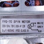 Двигун віджиму для пральної машини напівавтомат Saturn YYG-70 70W - Зображення 2