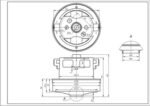 Двигун для пилососа Samsung DJ31-00125C VCM-M30AUAA D=135/98 mm H=35/120 mm 2400 W - Зображення 2