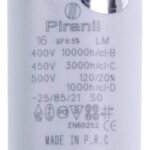 Пусковий конденсатор для пральної машини CBB60 16uF 450V 40x70mm (під гайку, 4 клеми) - Зображення 5
