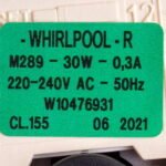 Помпа (насос) для пральної машини Whirlpool 481010584942 ROHS (в зборі) 30 Вт B25-6A (контакти спарені спереду) - Зображення 2
