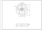 Решітка для ковбаси для м&aposясорубки NR5 Zelmer  Bosch D=54mm - Зображення 2