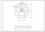 Решітка для ковбаси м&aposясорубки NR8 Zelmer  Bosch D=62mm - Зображення 2