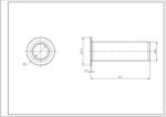 Заглушка отвору ТЕНа для пральної машини Indesit C00087885 D=10 mm - Зображення 2