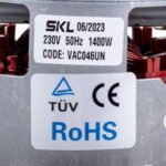 Двигун для пилососа VAC046UN SKL D=134/84 mm H=24/100 mm 1400 W - Зображення 2