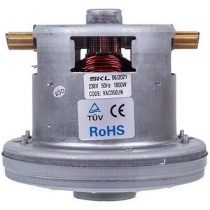 Двигун для пилососа VAC050UN (з виступом) SKL D=138/97 mm H=21/116 mm 1800 W Двигун для пилососа VAC050UN (з виступом) SKL D=138/97 mm H=21/116 mm 1800 W