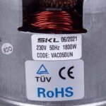 Двигун для пилососа VAC050UN (з виступом) SKL D=138/97 mm H=21/116 mm 1800 W - Зображення 4