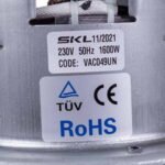 Двигун для пилососа VAC049UN (з виступом) SKL D=134/97 mm H=23/117 mm 1600 W - Зображення 5