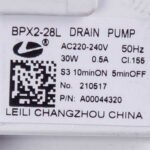 Помпа 30W BPX2-28L циркуляційна для посудомийної машини Electrolux 140000443022 - Зображення 2
