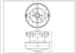 Двигун для пилососа VC07W16QB Whicepart D=130/84 mm H=30/105 mm 1800 W - Зображення 2