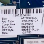 Плата керування для вертикальної пральної машини AEG 140177229279 (без прошивки) - Зображення 2