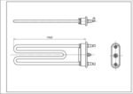 ТЕН для пральної машини Ariston SERBIA C00255452 TPO 170-SG-1700 Thermowatt L=170 mm 1700 W - Зображення 2