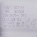 Помпа (насос) для пральної машини Electrolux 4055250551 Hanyu 30 Вт B20-6A (контакти роздільні ззаду; на 3 засувки) - Зображення 2