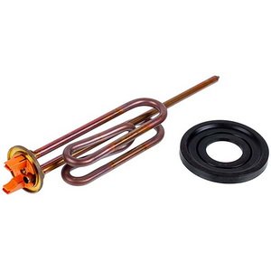 Тен фланцевий + прокладка для бойлера 1800W (мідний)  Ariston 65122273 (під анод M5)