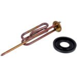 Тен фланцевий + прокладка для бойлера 1800W (мідний)  Ariston 65122273 (під анод M5) - Зображення 3