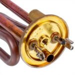 Тен фланцевий + прокладка для бойлера 1800W (мідний)  Ariston 65122273 (під анод M5) - Зображення 4