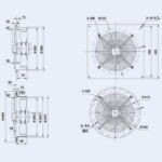Осьовий вентилятор Weiguang YWF4D-350-B-102/34-G 380V 1380rpm 2290 м3/год - Зображення 4