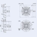Осьовий вентилятор Weiguang YWF4D-400B-102/47-G 380V 1380rpm 3400 м3/год - Зображення 5