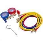 Манометричний колектор 2-вентильний XM-R560G R-22 (R-12 R-502) + шланги 3шт.x1500mm