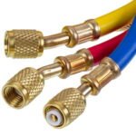 Манометрический колектор 2-вентильний XM-R572G R-410 (R-22 R-134 R-404) + шланги 3шт.x1800mm - Зображення 5