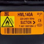 Компресор для холодильника Zanussi ZEL HML140A R600a 140W (з пусковим реле ZHB43-120P15C) - Зображення 2