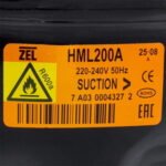Компресор для холодильника Zanussi ZEL HML200A R600a 200W (з пусковим реле ZNB68-120P15C) - Зображення 2