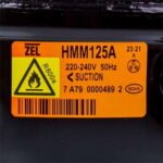 Компресор для холодильника HMM125A Zanussi ZEL R600a 125 W (з пусковим реле ZHB43-120P15C) - Зображення 2