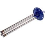 Фланець під сухі тени для бойлера Ariston 65118364 D зовн.=125mm L трубок=385/385/385mm (під анод M6) - Зображення 2