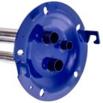 Фланець під сухі тени для бойлера Ariston 65118364 D зовн.=125mm L трубок=385/385/385mm (під анод M6) - Зображення 3