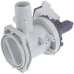 Помпа (насос) для пральної машини Bosch 00144487 (в зборі) 40 Вт B15-6AZ (контакти спарені ззаду; на 3 саморізи)