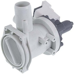 Помпа (насос) для пральної машини Bosch 00144487 (в зборі) 40 Вт B15-6AZ (контакти спарені ззаду; на 3 саморізи)