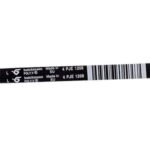 Ремінь для пральної машини C00193233 Hutchinson 1208J4 PJE чорний - Зображення 2