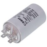 Пусковий конденсатор для пральної машини CBB60 7.5uF 450V 38x60mm (під гайку