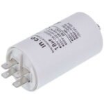 Пусковий конденсатор для пральної машини CBB60 18uF 450V 40x70mm (під гайку