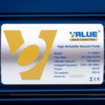 Вакуумний насос з манометром Value VI-120-SV (1 ступ./57 л/хв.) - Зображення 2