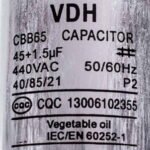 5uF 450V CBB65