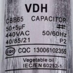 Конденсатор CBB65 50+5uF 450V - Зображення 2