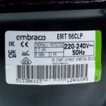 Компресор для холодильника EMBRACO EMT56CLP 1/6 HP R600a 155W - Зображення 2