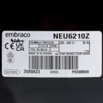 Компресор для холодильника EMBRACO ASPERA NEК6210Z R134 578W - Зображення 2