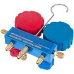 Манометричний колектор 2-вентильний LEETO LMG-2-R22 (R22 R-134 R404 R407) + шланги 3шт.x1200mm - Зображення 7