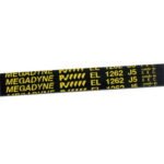 Ремінь для пральної машини 163936 Megadyne 1262J5 EL чорний - Зображення 2