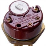 Тен для бойлера з термостатом 4000W (мідний) L=255mm фланець 54mm 1 трубка під датчик - Зображення 5