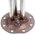 Фланець під сухі тени для бойлера Klima Hitze D зовнішній=120mm L трубок=430/280mm (під анод M6) - Зображення 3