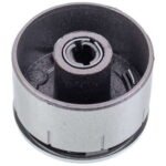 Набір універсальних ручок регулювання духовки (4 шт.) D=34mm Н=23mm (короткий адаптер) сріблястий - Зображення 3