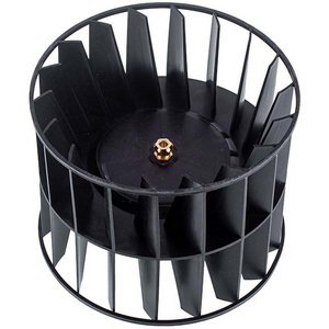 Крильчатка для витяжки D=155mm H=120mm d вала = 5mm (за годинниковою стрілкою