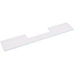 Полиця над ящиком для овочів у холодильник Whirlpool C00523381 610x108mm (скляна)