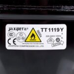 Компресор для холодильника TТ1119Y JIAXIPERA R600a 212 W (з пусковим реле) - Зображення 2