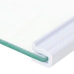 Полиця (верхня) для холодильника Samsung DA97-17294C 460x305mm (скляна, з обрамленням) - Зображення 4