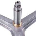 Хрестовина барабана для пральної машини Ariston COD.806 EBI L вала=111.4mm - Зображення 2