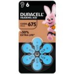 Батарейка Duracell Hearing Aid 675 (PR44) 1.45V блістер 6 шт.