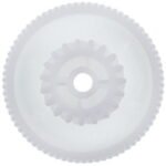Шестерня мала для м&aposясорубки Zelmer  Bosch 00793635 187.0003 D=32/62mm H=17/11(24)mm Z=19косі/74косі - Зображення 3